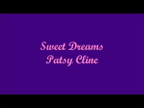 lyrics for sweet dreams by patsy cline